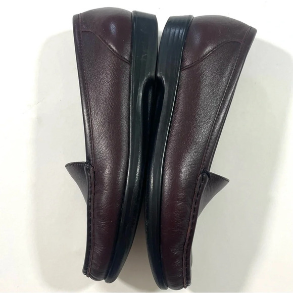 SAS Womens Simplify Leather Loafers Antique Wine - Picture 8 of 8